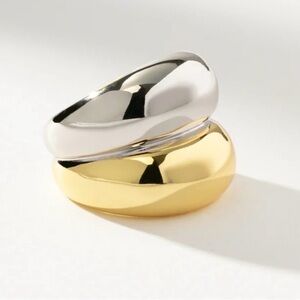 Gold and Silver ring size 6 - uncommon James